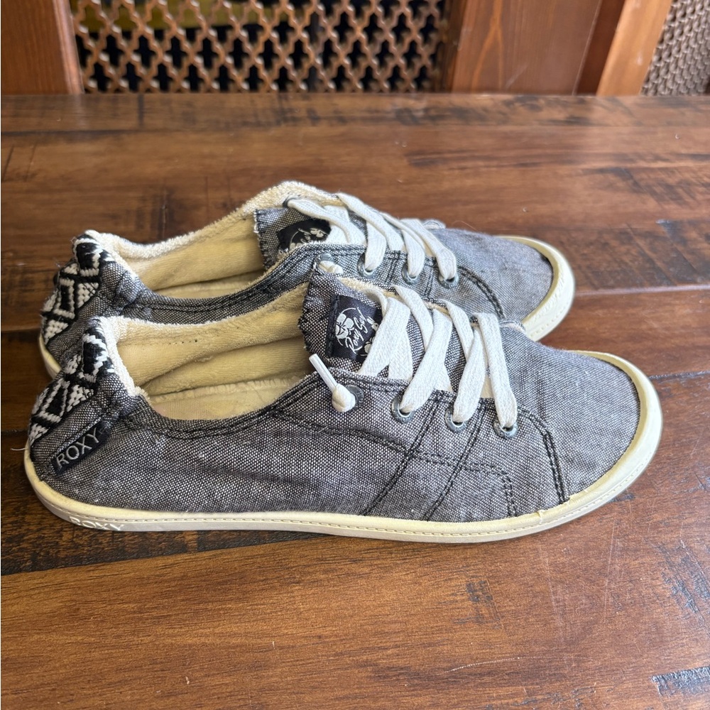 Roxy Gray Bayshore Women's Shoes 8.5